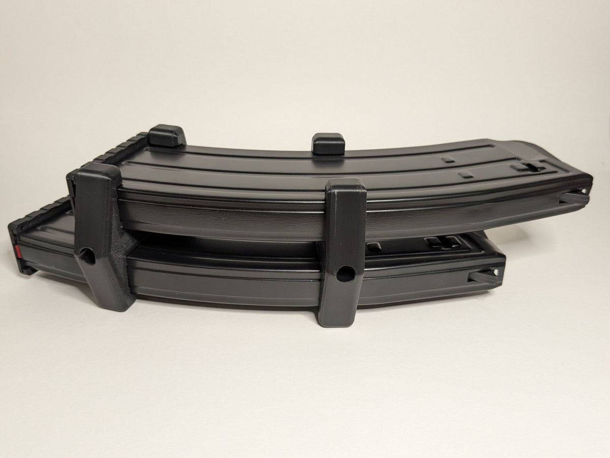 Tokarev T1919 12ga magazine coupler in use with AR magazines